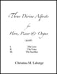 Three Divine Aspects for Horn, Piano and Organ P.O.D. cover